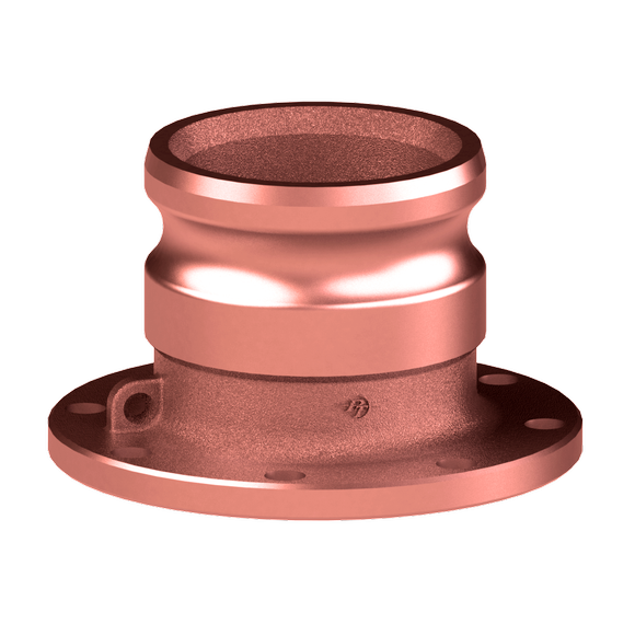 TTFA-HD-Tank Truck Flange X Adapter, Sand Anodized Alum